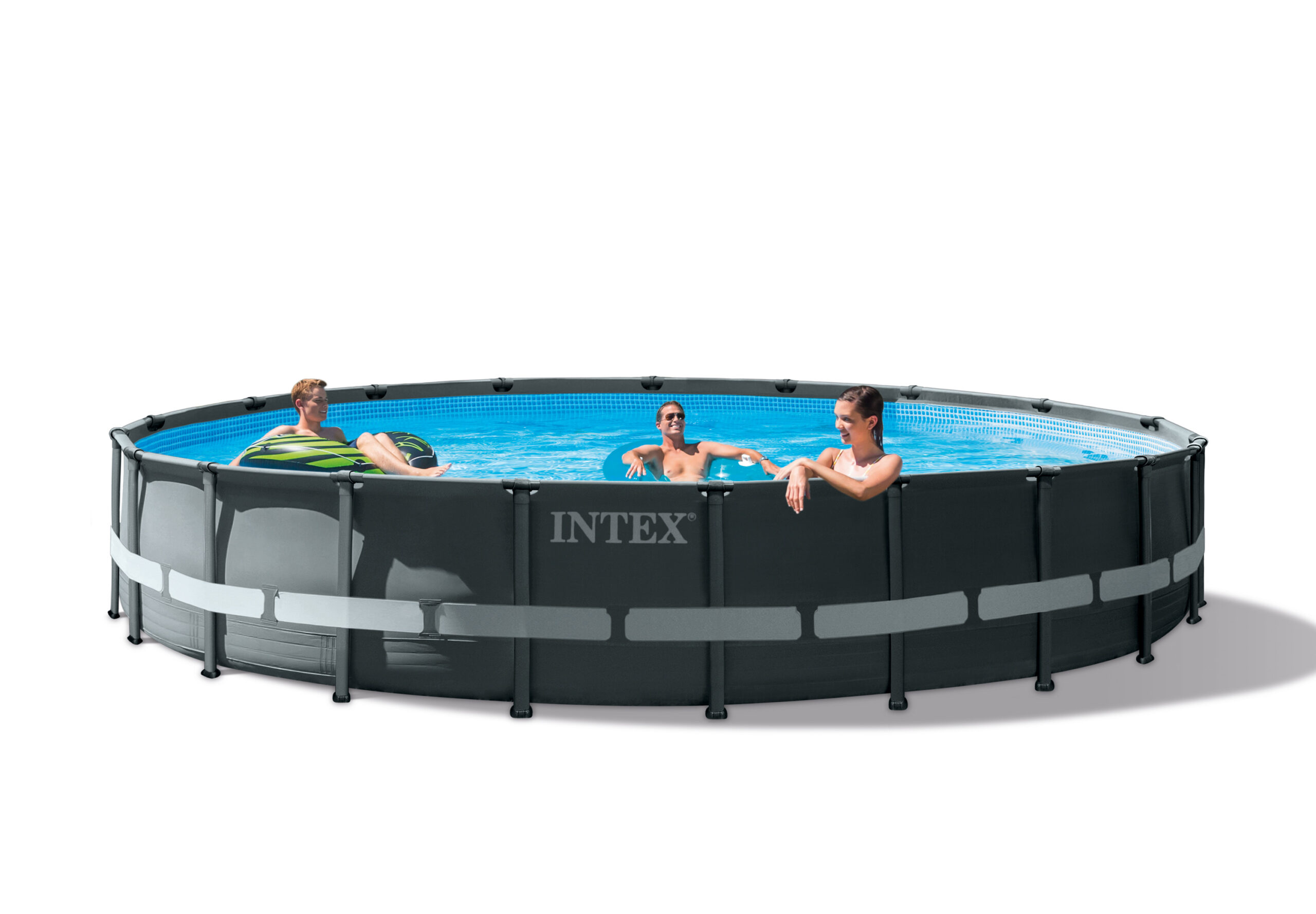 INTEX ULTRA XTR FRAME POOL SET 20'X48" 126334 (W/220-240V SAND FILTER PUMP, SAFETY LADDER, GROUND CLOTH, COVER) - Image 2