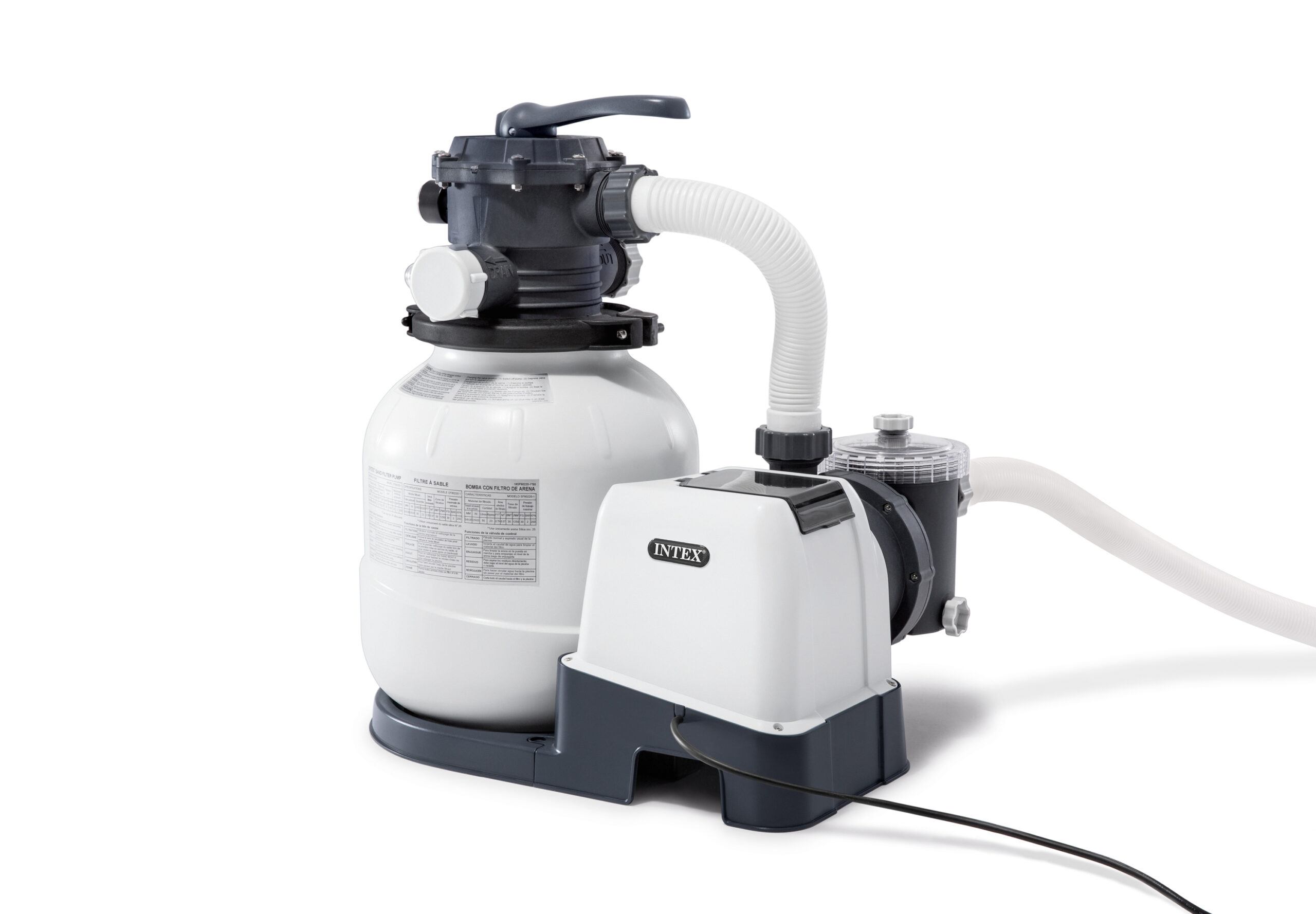 INTEX 2100 GALLONS SAND FILTER PUMP(220-240 VOLT), 2100 GAL./HR 26646 - Image 3