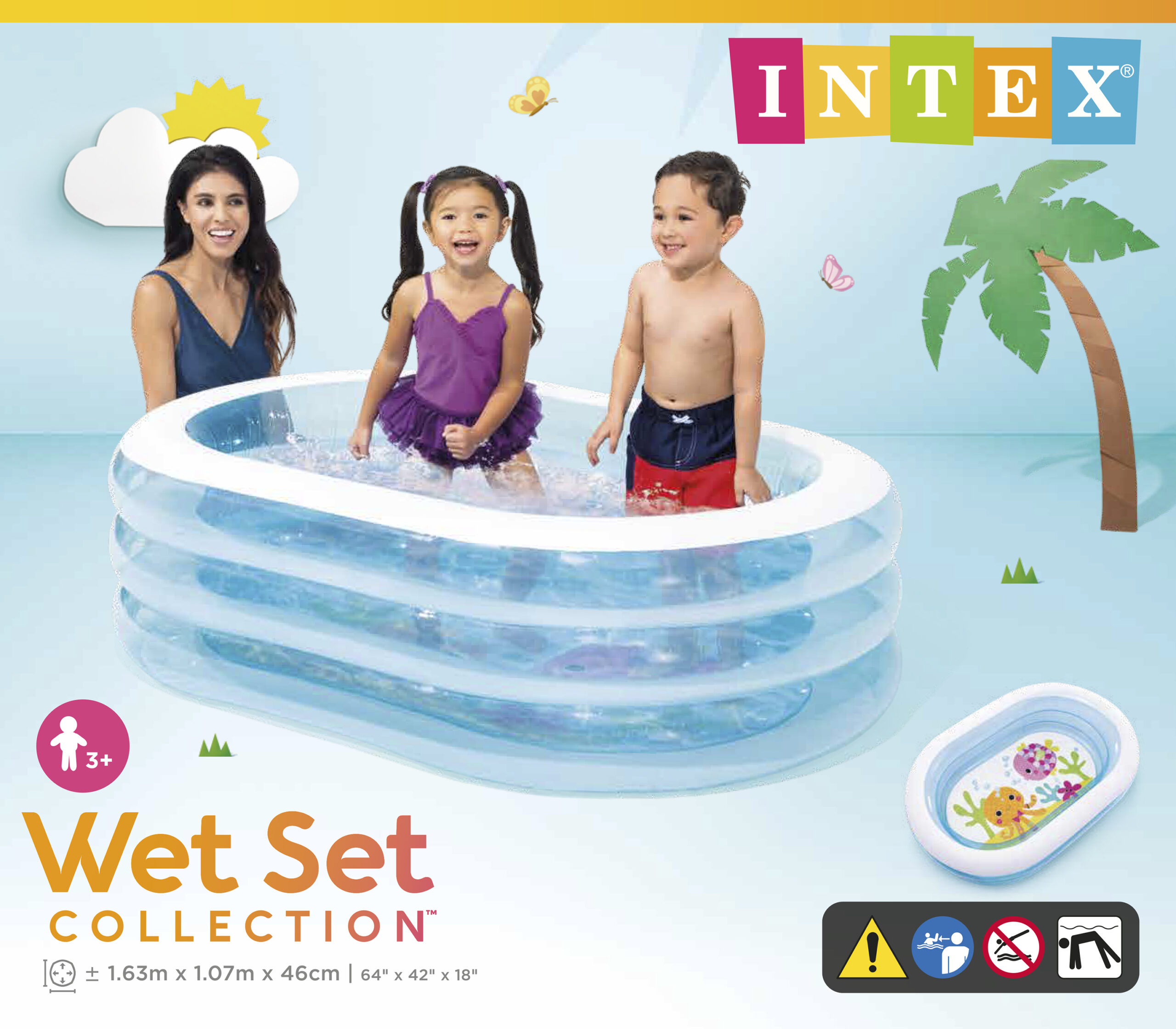 INTEX MY SEA FRIENDS POOL, AGES 3+, SHELF BOX 57482