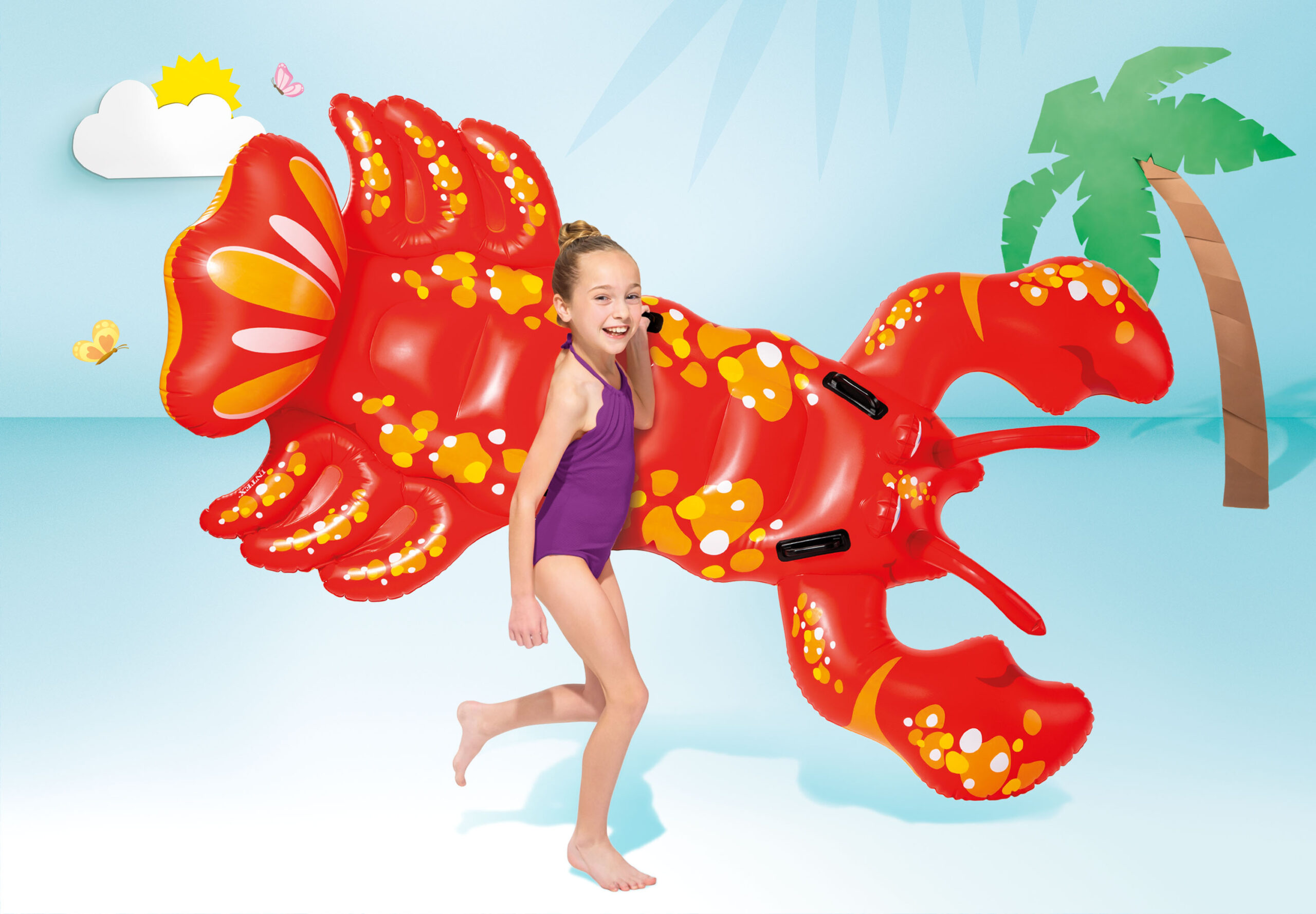 INTEX GIANT LOBSTER RIDE-ON, AGES 3+ 57528 - Image 2