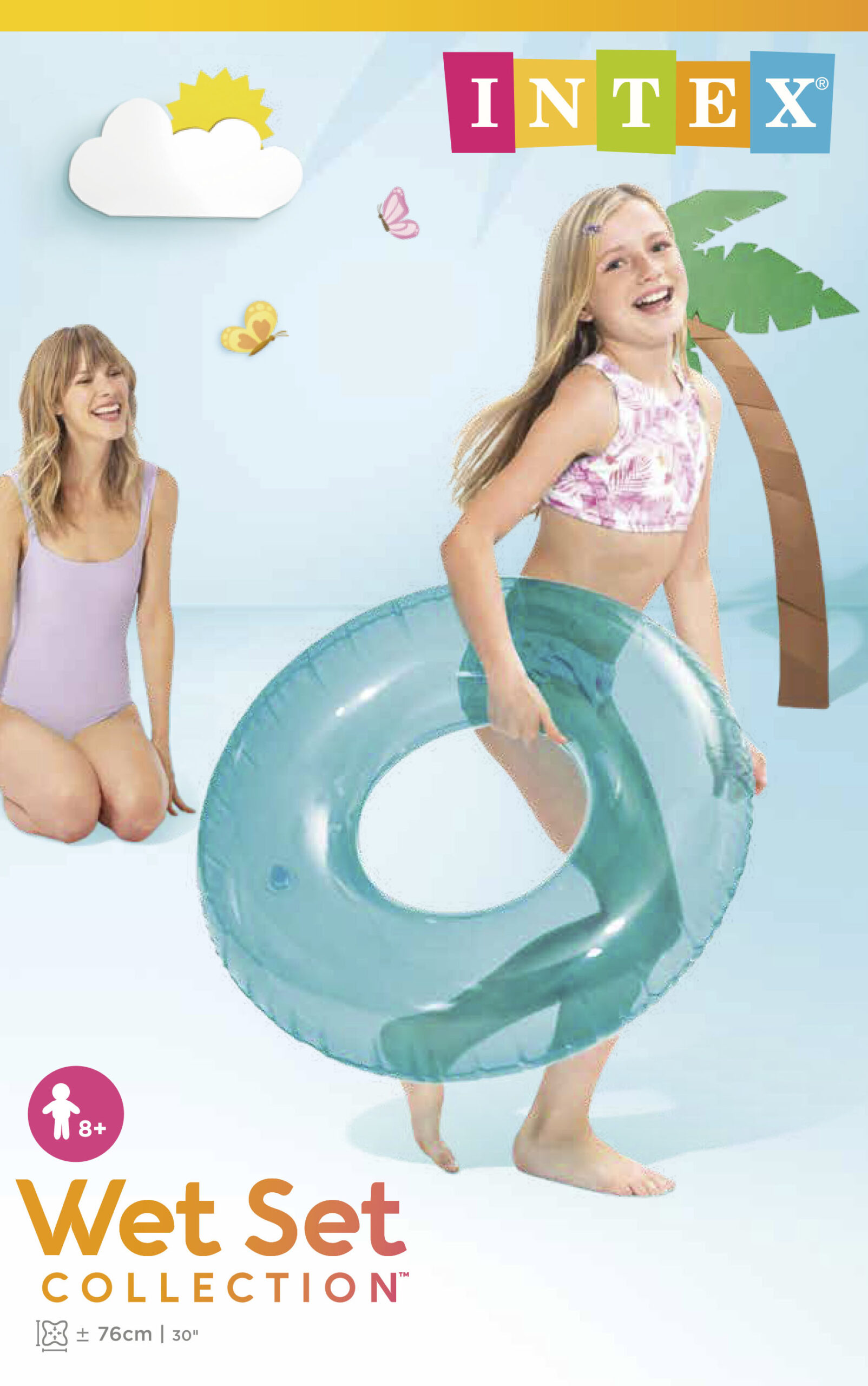INTEX TRANSPARENT TUBES, AGES 8+, 3 COLORS 59260 - Image 3