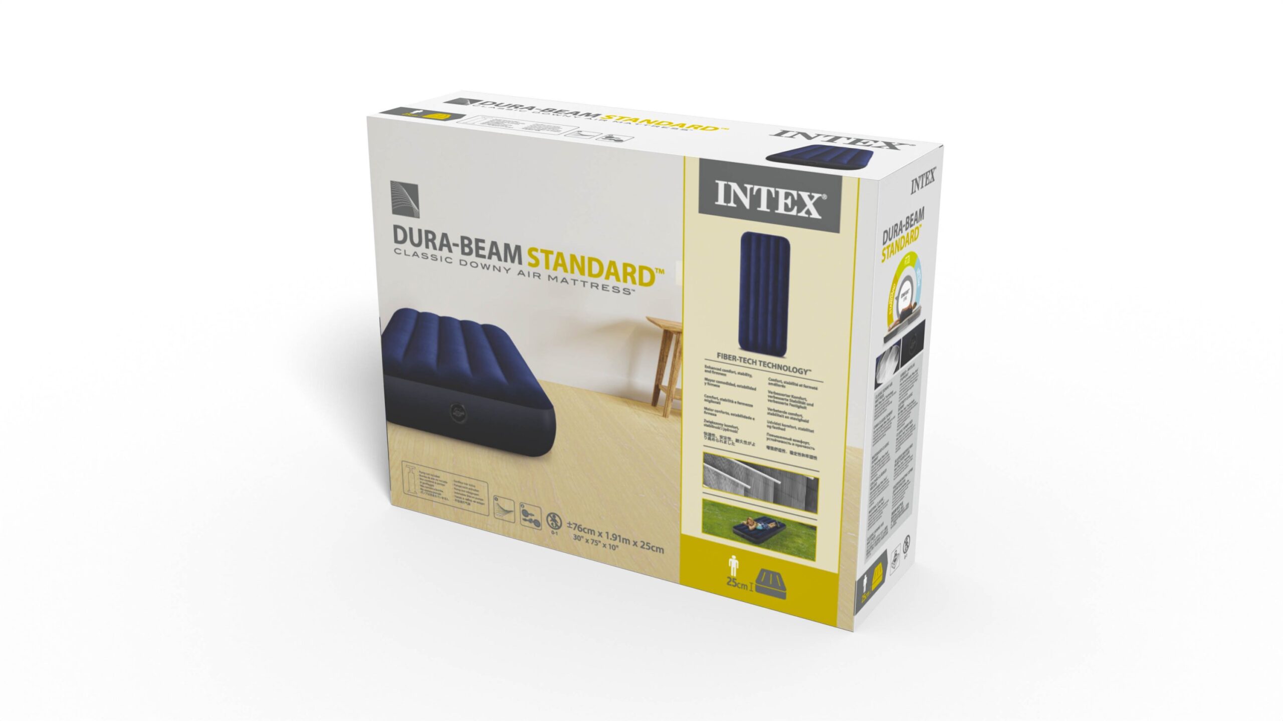 INTEX JR. TWIN DURA-BEAM SERIES CLASSIC DOWNY AIRBED 30"x75"x10" 64756 - Image 4