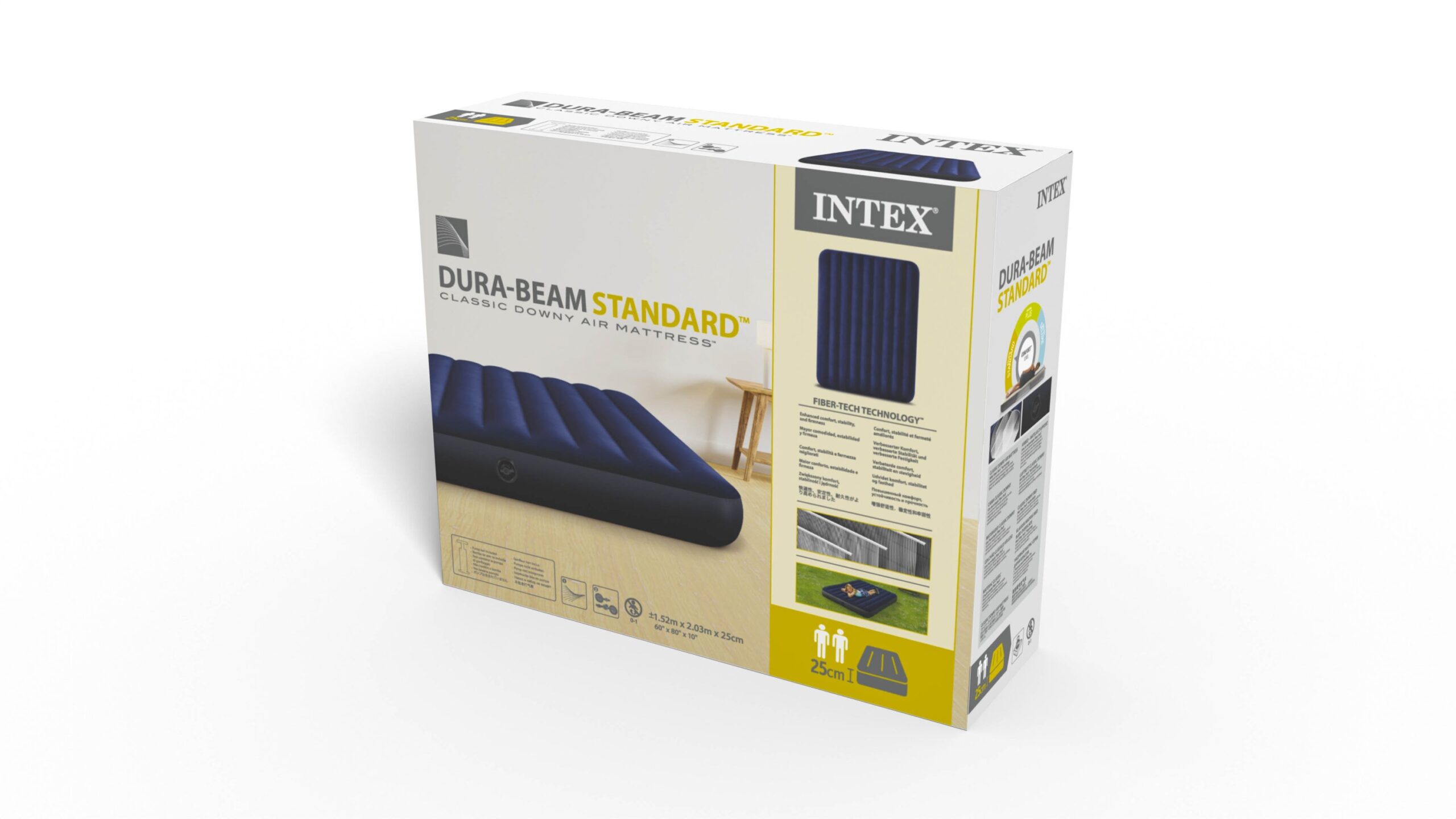 INTEX QUEEN DURA-BEAM SERIES CLASSIC DOWNY AIRBED 60"x80"x10" 64759 - Image 4