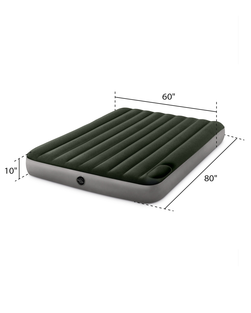 INTEX QUEEN DURA-BEAM DOWNY AIRBED WITH FOOT BIP 1.52mx2.03mx25cm 64763 - Image 3