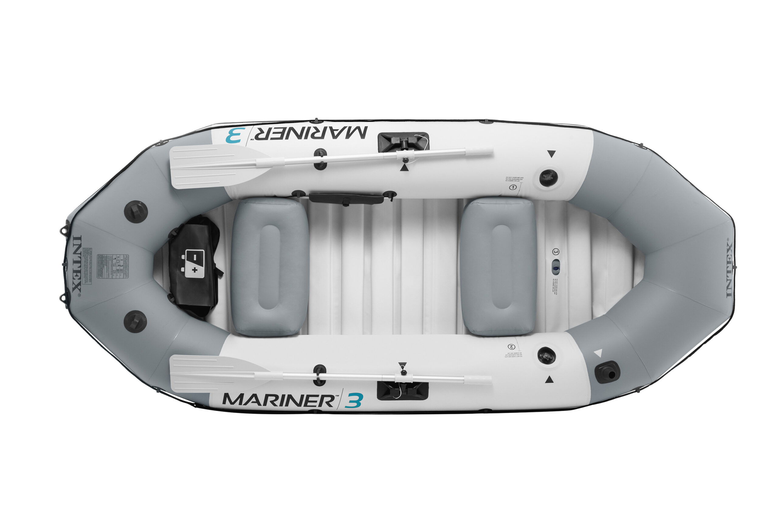 INTEX MARINER 3 BOAT SET (WITH 54" ALUMINUM OARS, 68605) 68373 - Image 5