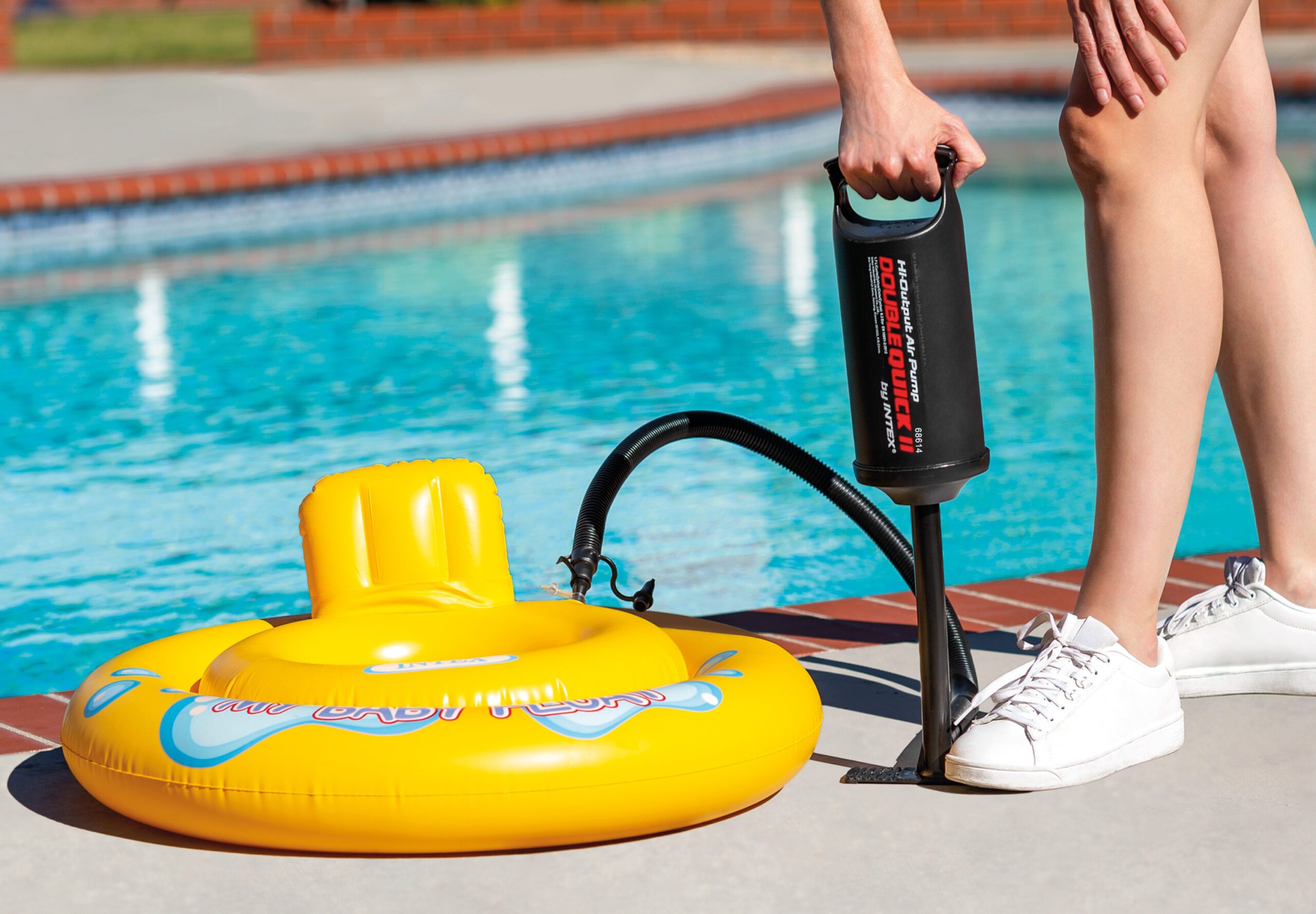 INTEX DOUBLE QUICK II HAND PUMP 68614 - Image 2