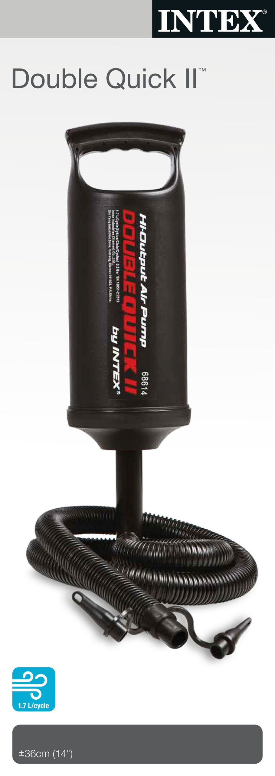 INTEX DOUBLE QUICK II HAND PUMP 68614 - Image 4