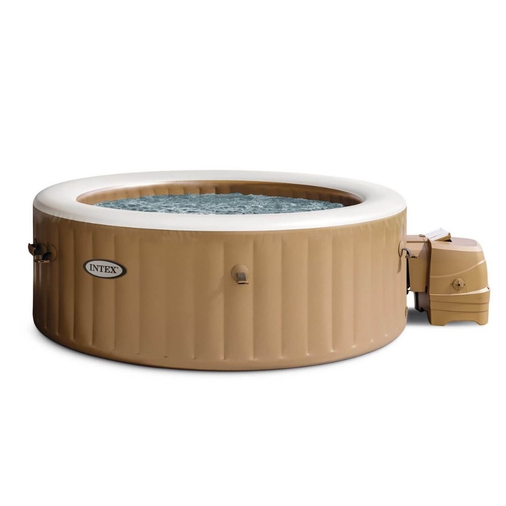 INTEX 4-PERSON SAHARA TAN ROUND BUBBLE SPA SET | 28426 - Image 2