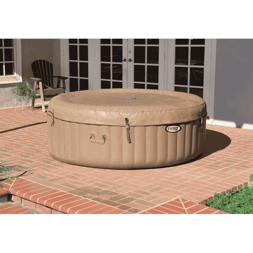INTEX 4-PERSON SAHARA TAN ROUND BUBBLE SPA SET | 28426 - Image 5