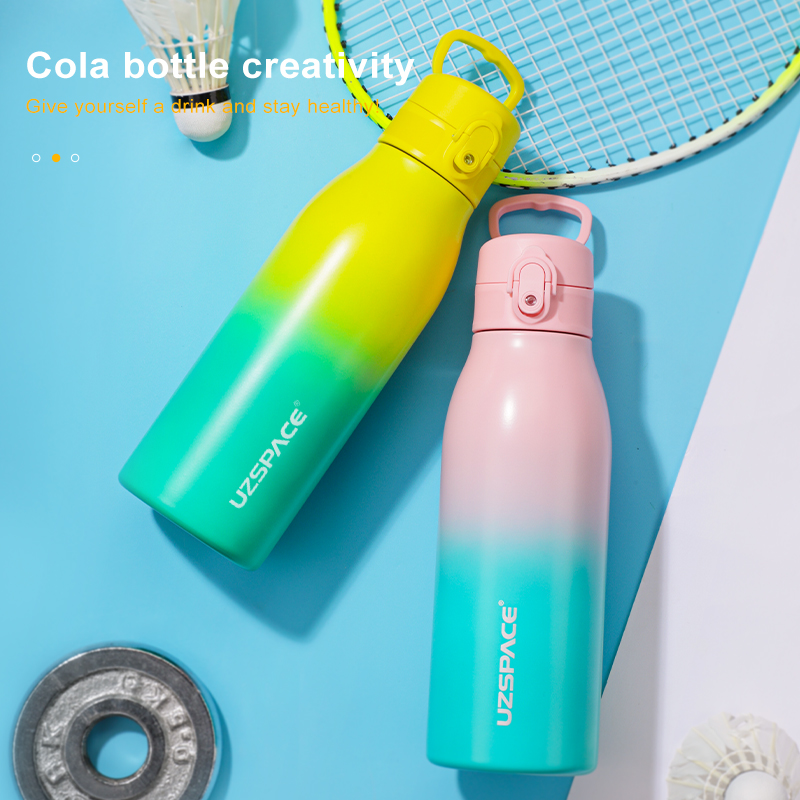 UZSPACE STAINLESS STEEL VACUUM BOTTLE 600ML 4203 - Image 3