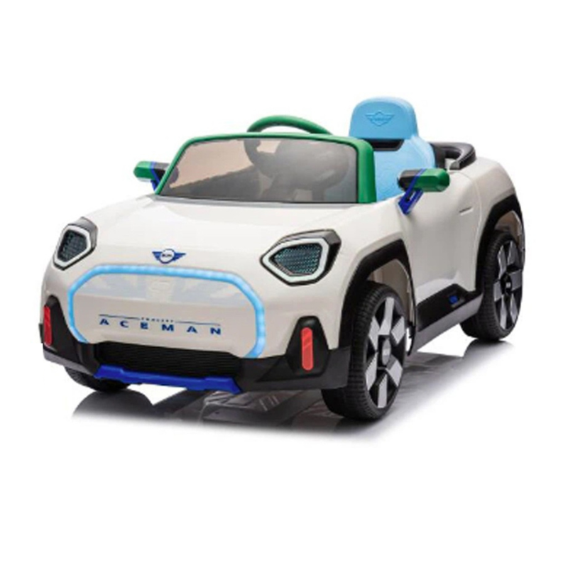 EVA WHEEL LEATHER SEAT ACEMAN MINI COPER RIDE ON CAR JE1688 18089 - Image 4