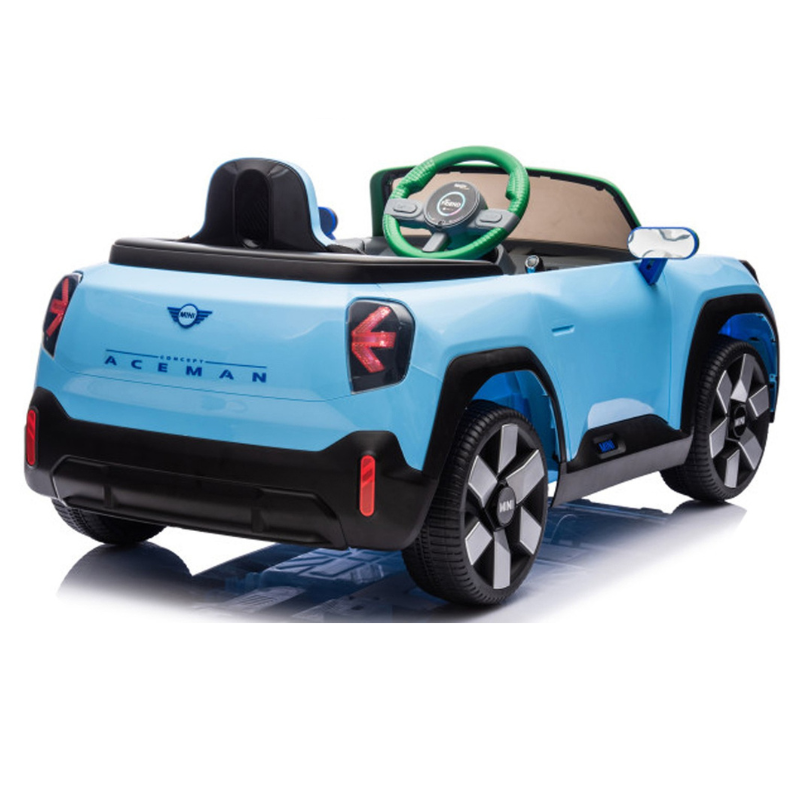 EVA WHEEL LEATHER SEAT ACEMAN MINI COPER RIDE ON CAR JE1688 18089 - Image 2