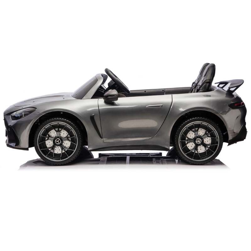 12V 14AH MERCEDES GT63 LEATHER SEAT&WELVET W/EVA TYRE GREY COLOR RIDE ON CAR DK-GT63 21517 - Image 3