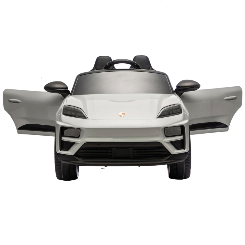 12V 7AH LEATHER SEAT PORSCHE CAYENNE WHITE COLOR W/EVA TYRE RIDE ON CAR DK-PM666 22402 - Image 2