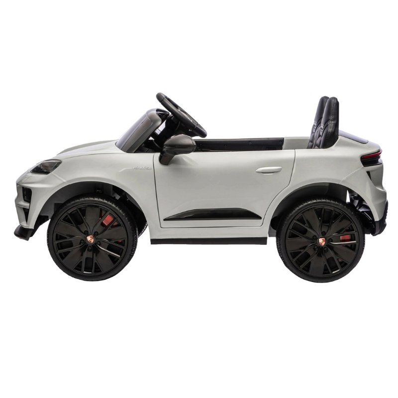 12V 7AH LEATHER SEAT PORSCHE CAYENNE WHITE COLOR W/EVA TYRE RIDE ON CAR DK-PM666 22402 - Image 4