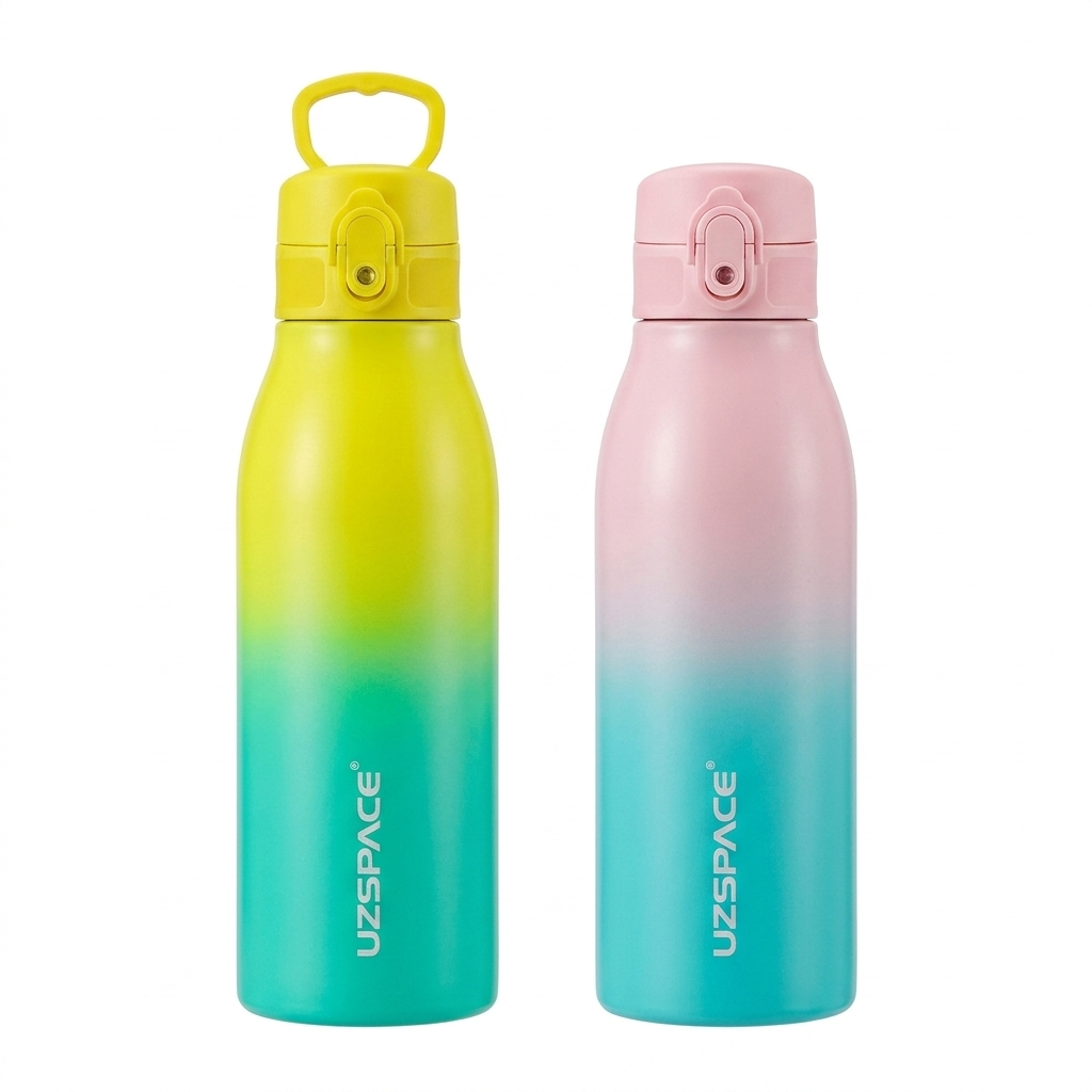 UZSPACE STAINLESS STEEL VACUUM BOTTLE 600ML 4203