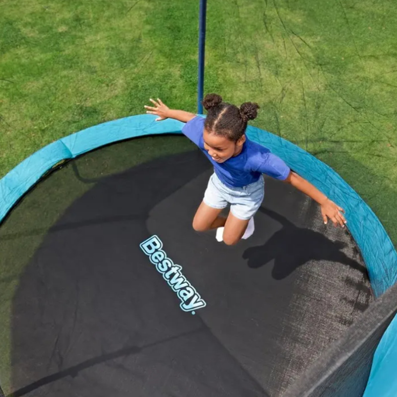 Bestway 10' x 8'4"/3.05m x 2.55m Xtreme Air Trampoline, Blue, Youth 6+ 59103