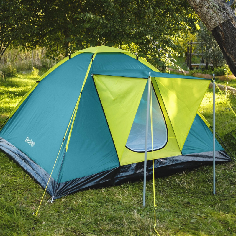 6'11" x 6'11" x 47"/2.10m x 2.10m x 1.20m Bestway Coolground 3 Tent 68088 - Image 3