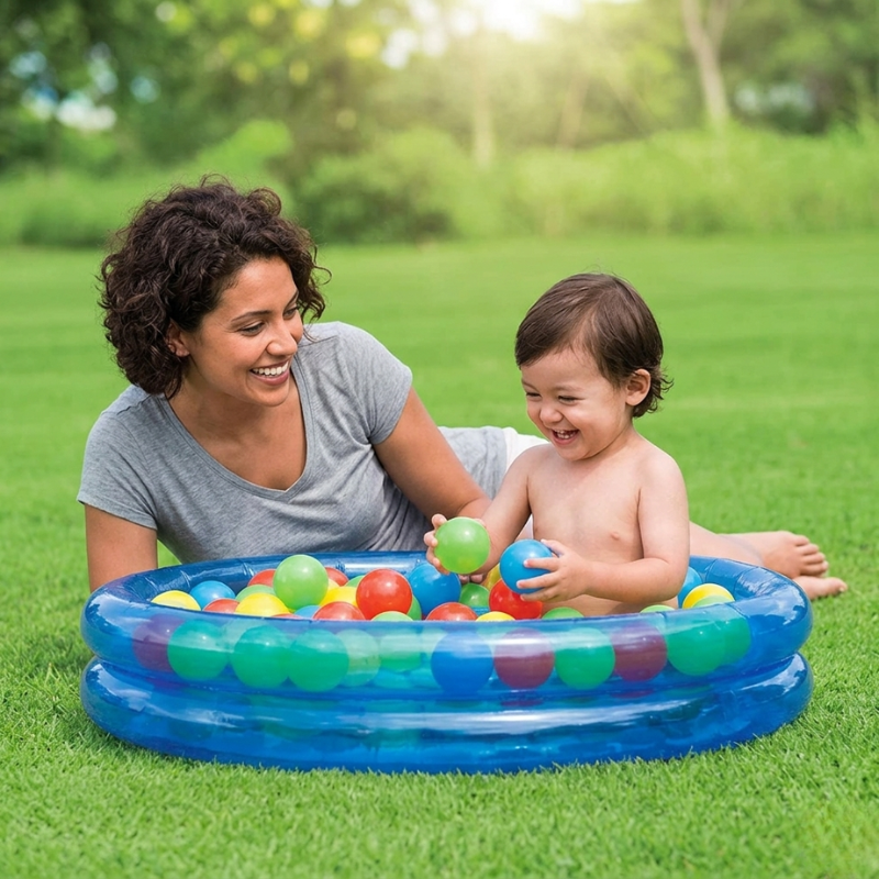 BESTWAY Φ36" x H8"/Φ91cm x H20cm 2-Ring Ball Pit Play Pool - Image 2