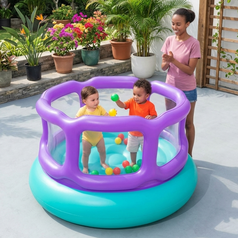Bestway 60" x 60" x 33"/1.52m x 1.52m x 84cm Laugh 'n Leap Bouncer - Image 3