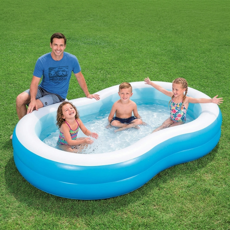 Bestway 8.6' x 62" x 18"/2.62m x 1.57m x 46cm The Big Lagoon Family Pool