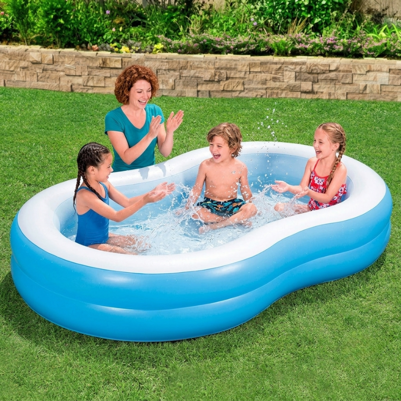 Bestway 8.6' x 62" x 18"/2.62m x 1.57m x 46cm The Big Lagoon Family Pool - Image 5