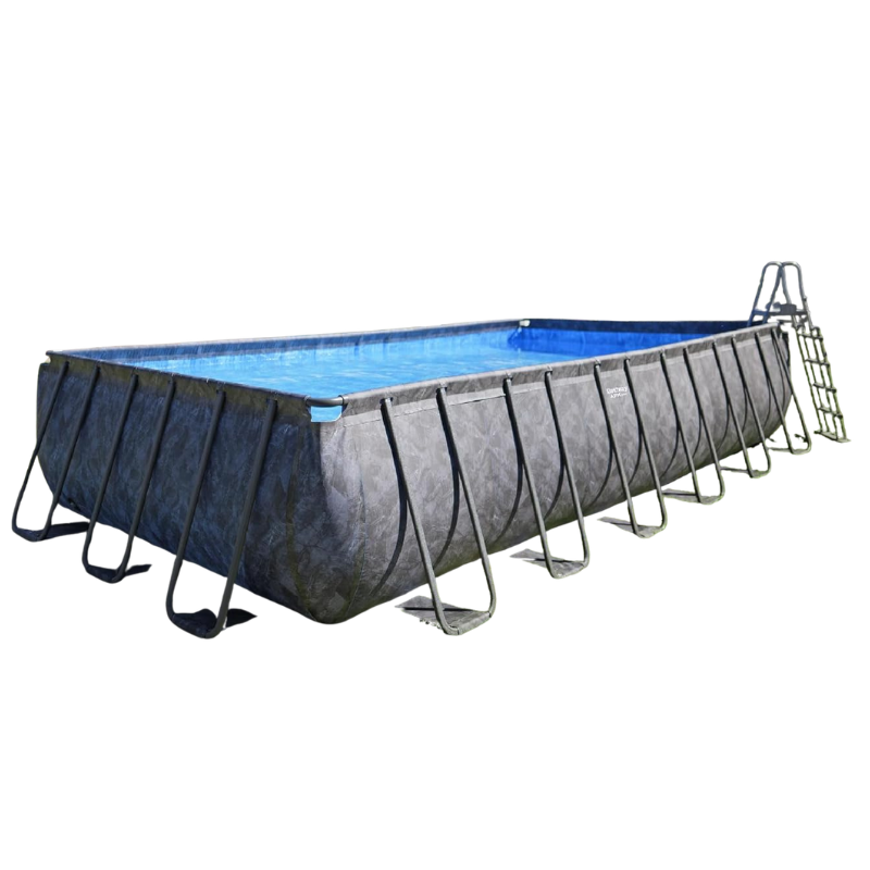 BESTWAY APX 365 24' x 12' x 52"/7.32m x 3.66m x 1.32m Rectangular Pool Set