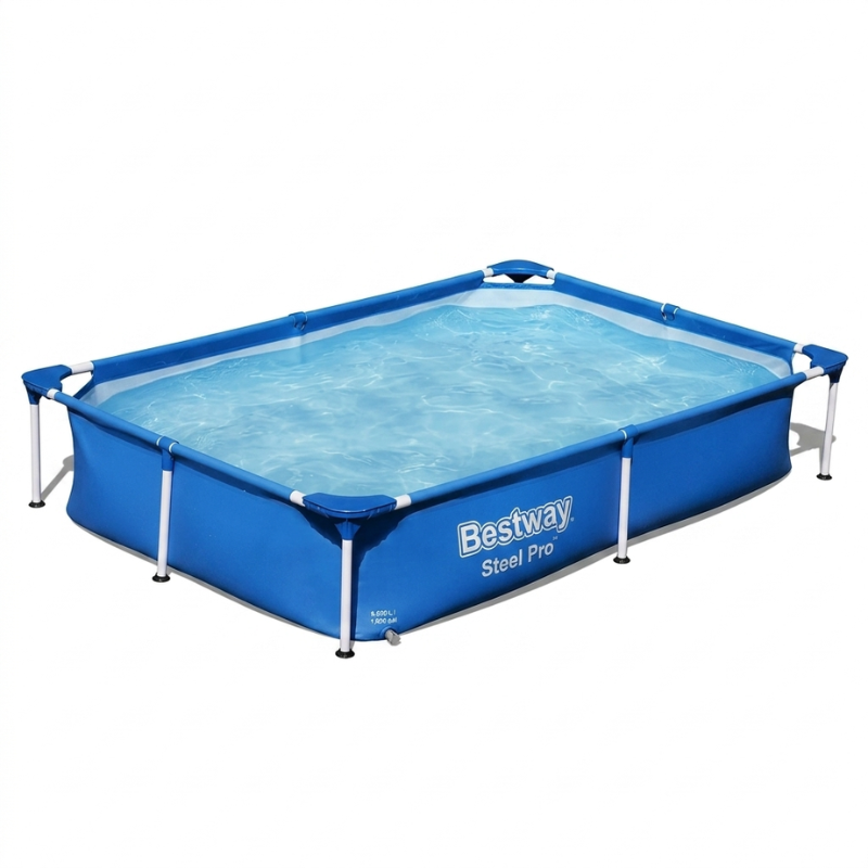 BESTWAY Steel Pro 7'3" x 59" x 17"/2.21m x 1.50m x 43cm Pool - Image 2