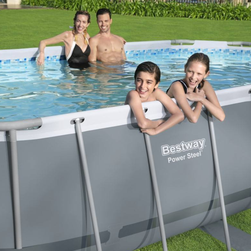 BESTWAY Power Steel 18' x 9' x 48"/5.49m x 2.74m x 1.22m Oval Pool Set - Image 3