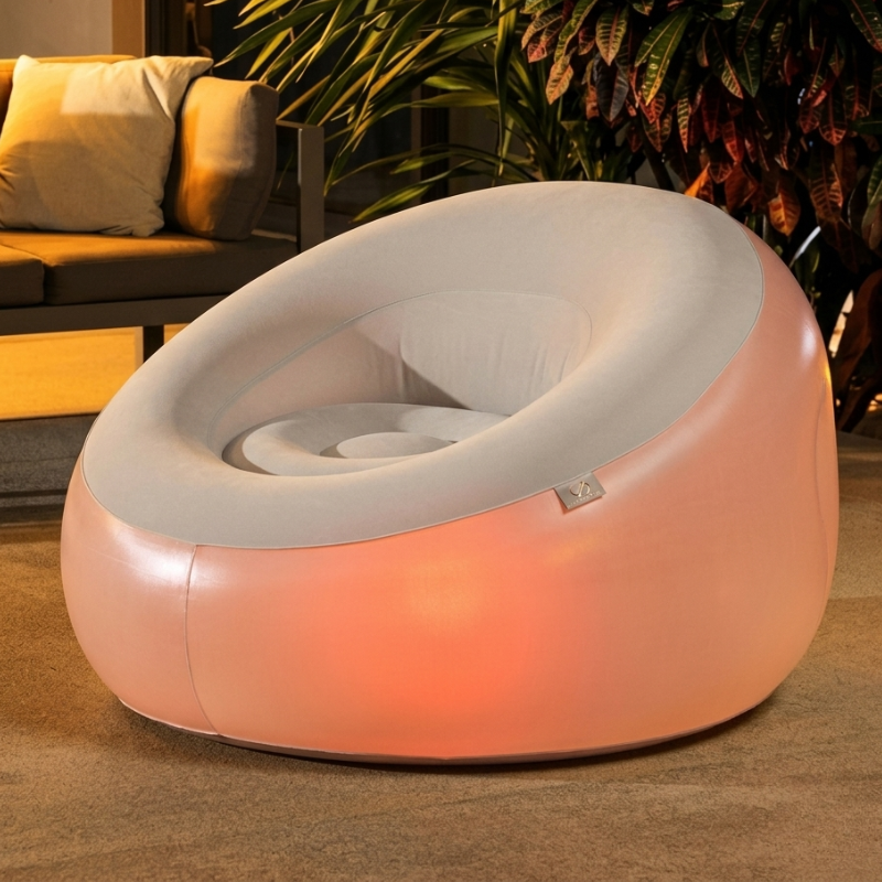 40" x 38" x 28"/1.02m x 97cm x 71cm Luxury Outdoor LED Chair - Image 4