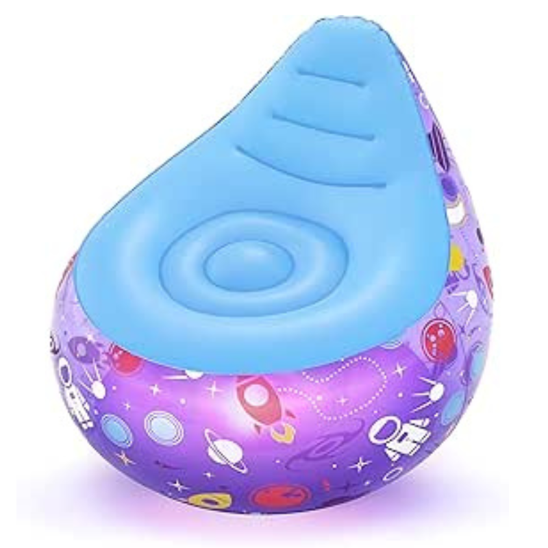 Bestway 28" x 28" x 25"/72cm x 72cm x 64cm Astro Glow LED Air Chair 75122 - Image 3