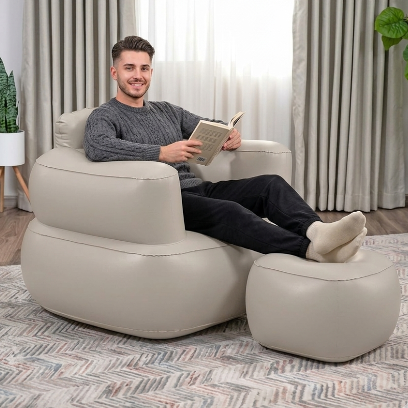 Bestway 42" x 39" x 31.5"/1.07m x 99cm x 80cm Comfi Cube Lounger - Image 5