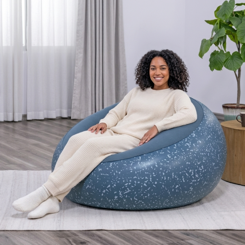 Bestway 44" x 44" x 26"/1.12m x 1.12m x 66cm Inflate-A-Chair Air Chair - Image 3