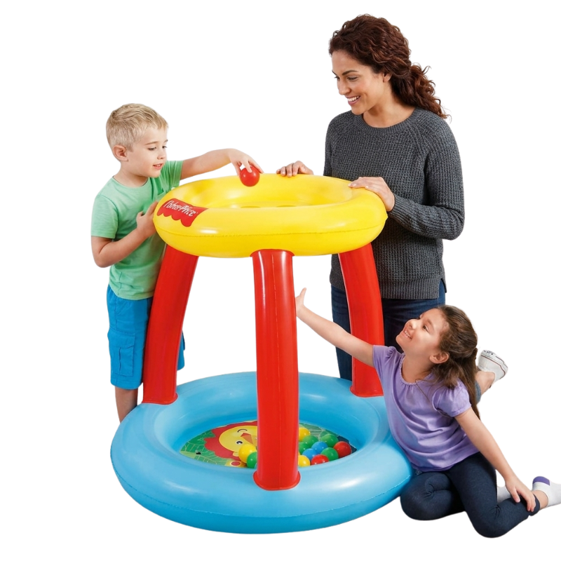 BESTWAY 35" x 35" x 33"/"/89cm x 89cm x 84cm Animal Friends Ball Pit