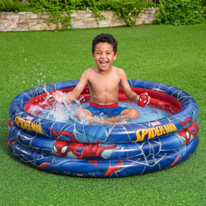 Spider-Man Φ48" x H12"/Φ1.22m x H30cm 3-Ring Pool