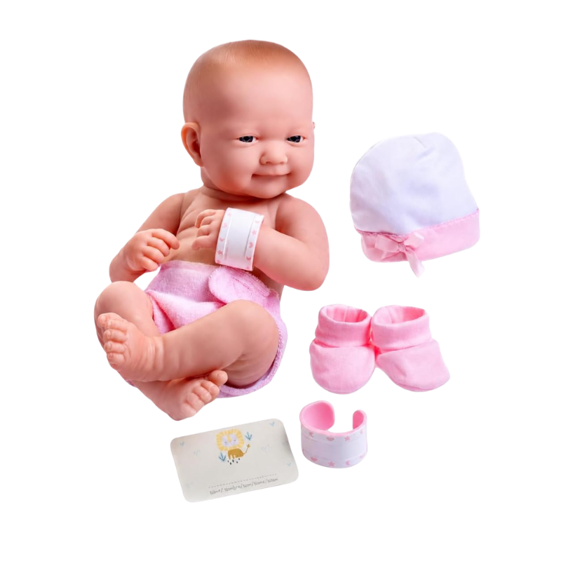 JC TOYS 14" La Newborn gift set 18543 - Image 3