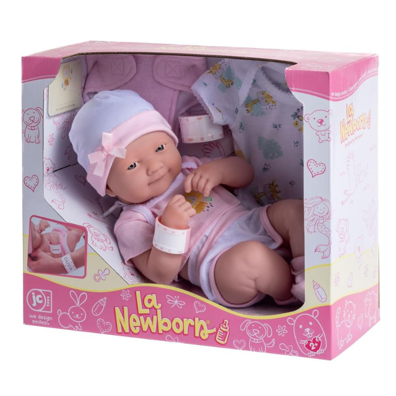 JC TOYS 14" La Newborn gift set 18543
