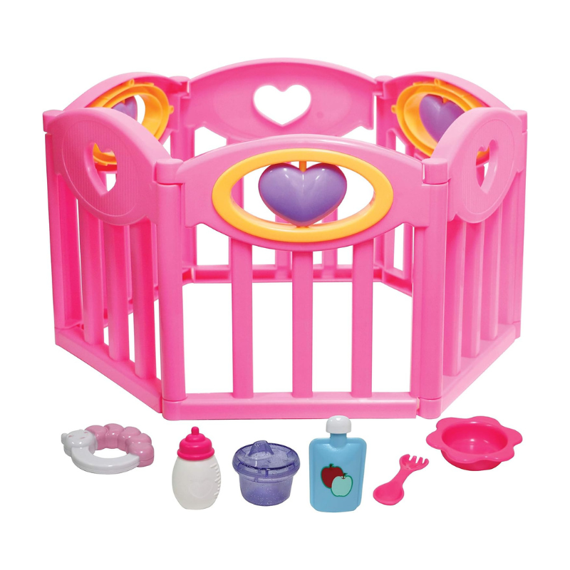 BASIC PLAYPEN WITH ACCESSORIES JC TOYS 25540 - Image 2