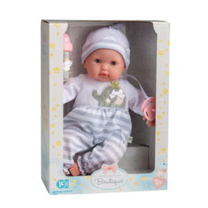 15" BERENGUER BOUTIQUE BLUE BABY DOLL GIFT SET OPEN/CLOSE EYES 30044