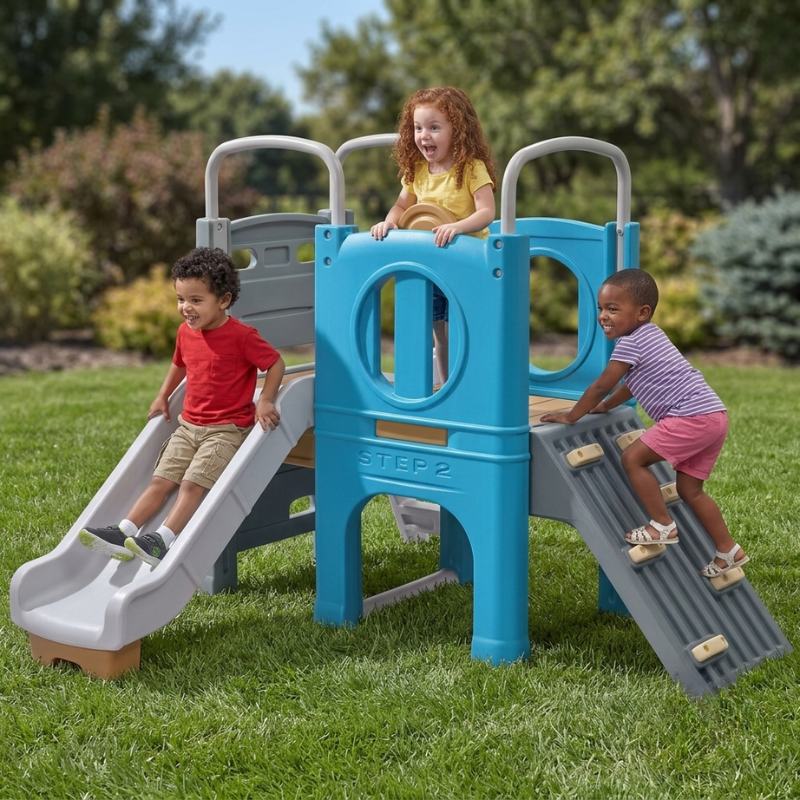 SCOUT & SLIDE CLIMBER- Kraft Carton STEP2 4208KR