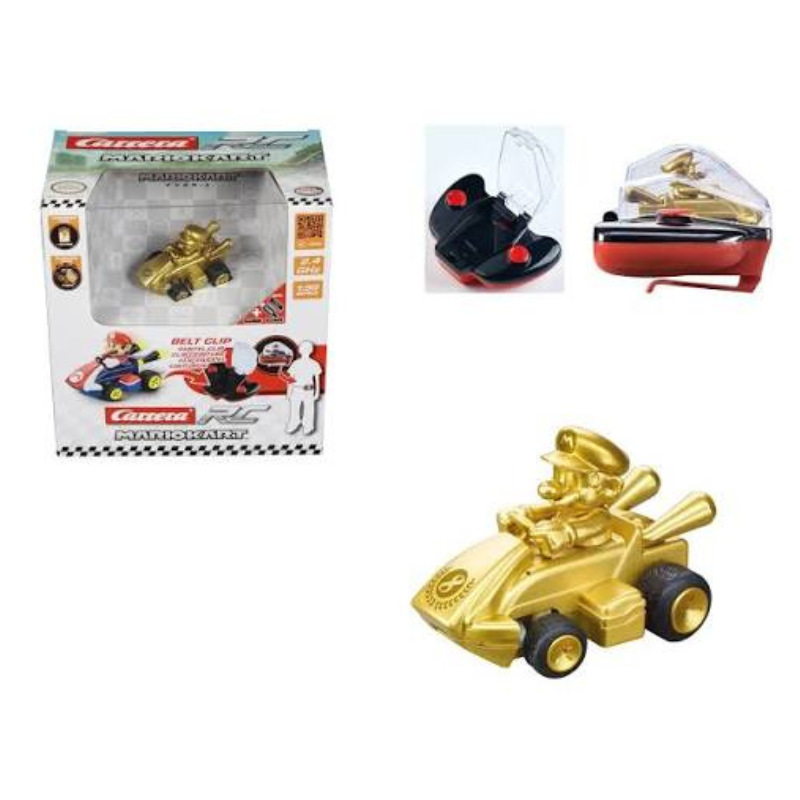 RC MARIO KART MINI MARIO GOLD 430001P - Image 2