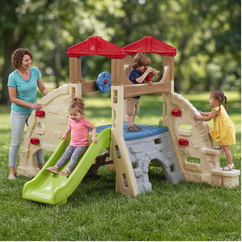 ALPINE RIDGE CLIMBER & SLIDE - Kraft Carton STEP2 841099