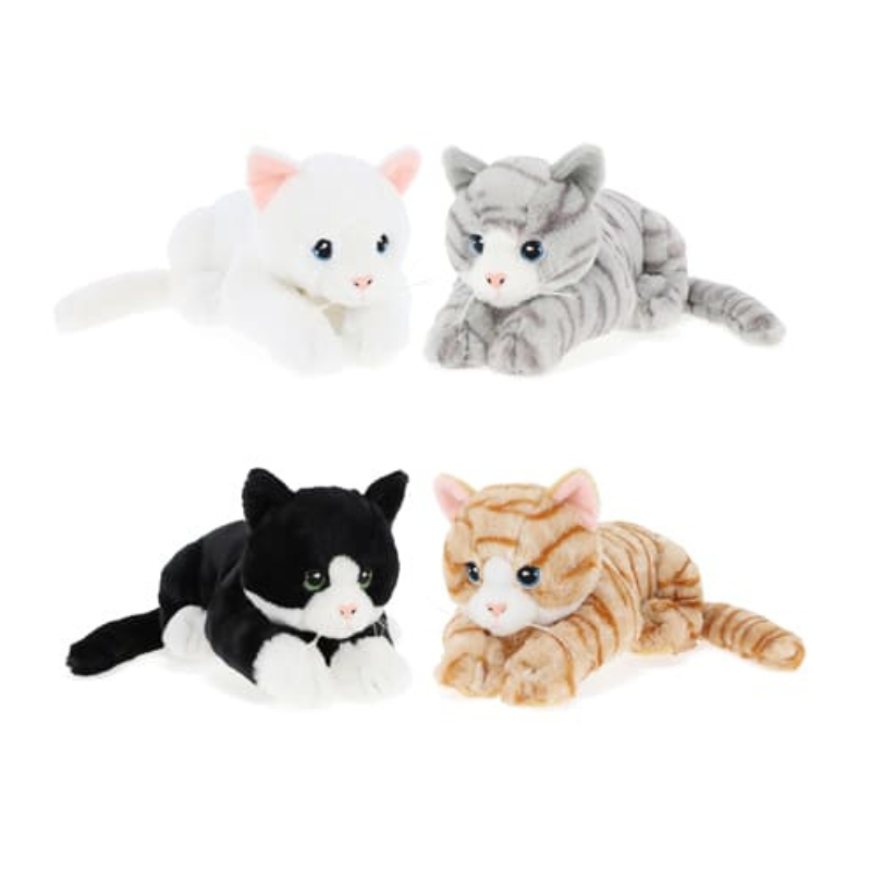 22cm Keeleco Kittens 4 Asstd EK2280