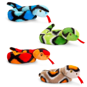 65cm Keeleco Coiled Snakes 4 Asstd SE1472