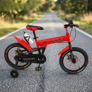 16" Hummer Kids Bicycle – Red (With Water Bottle)