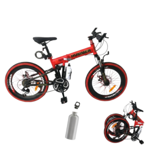 20 Hummer Alloy Frame Foldable Bicycle (Red)
