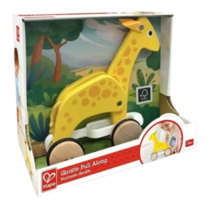 Giraffe Pull Along E0920