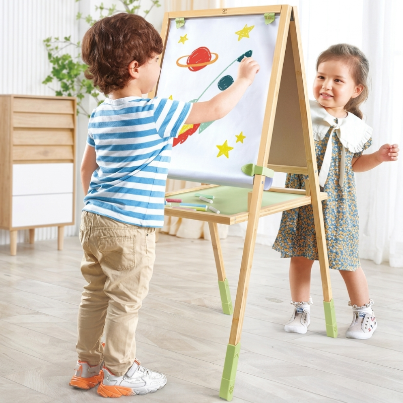 HAPE Step Up Bamboo Easel E2001 - Image 2