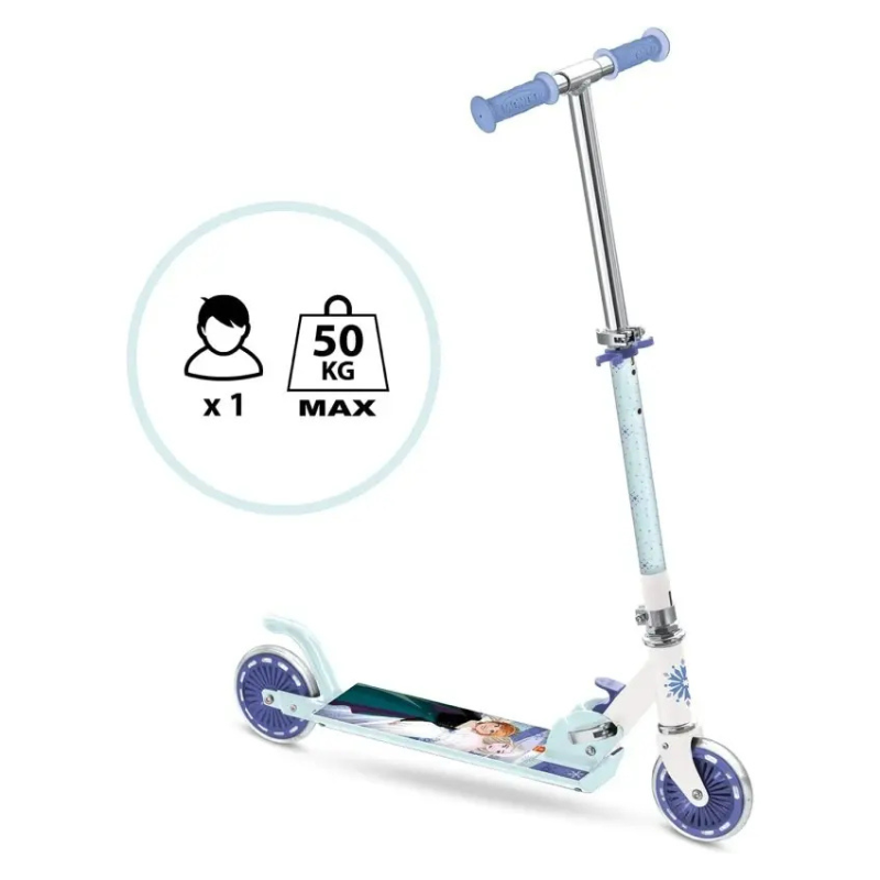 Disney Frozen Folding 2-Wheel Street Scooter for Kids - Image 2