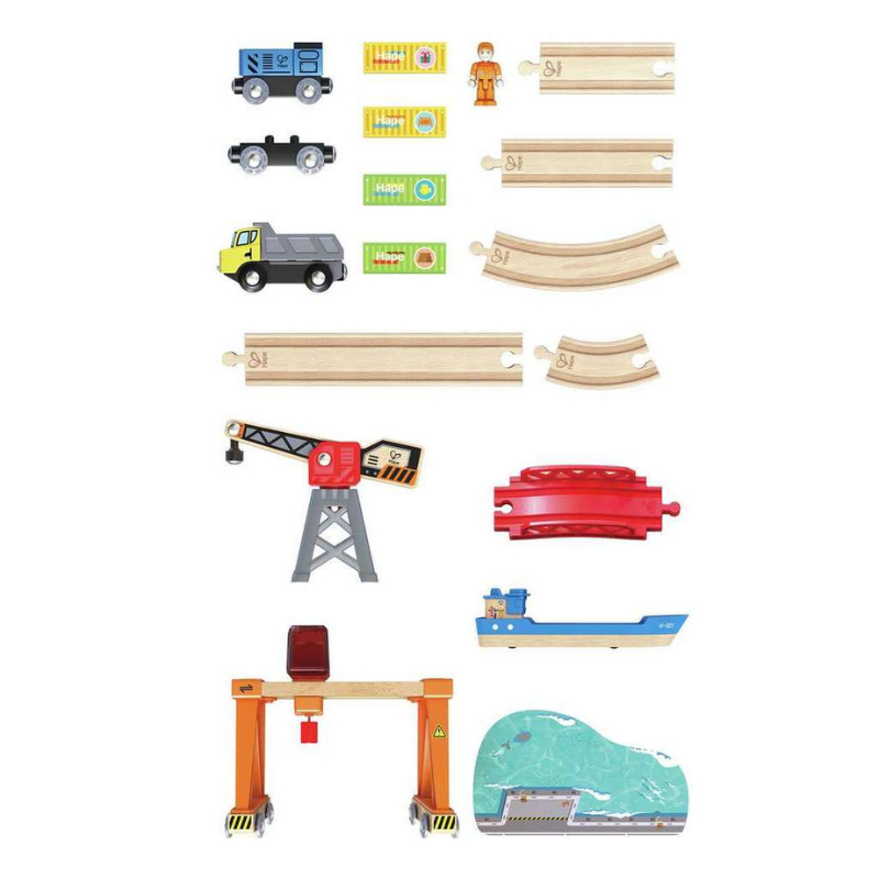 Hape Lift & Load Harbour Set E3791 - Image 2